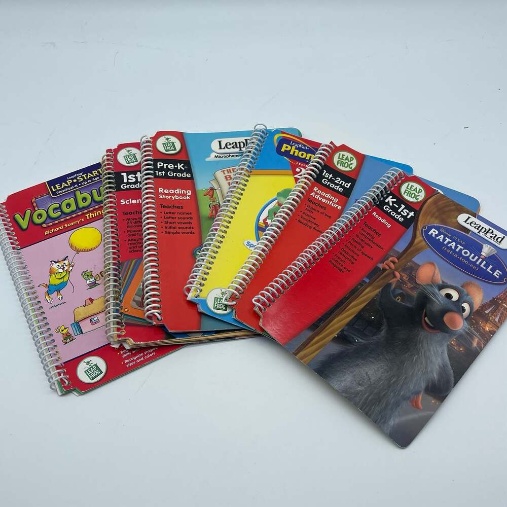 LeapFrog LeapPad Interactive Learning System Books Lot of 6